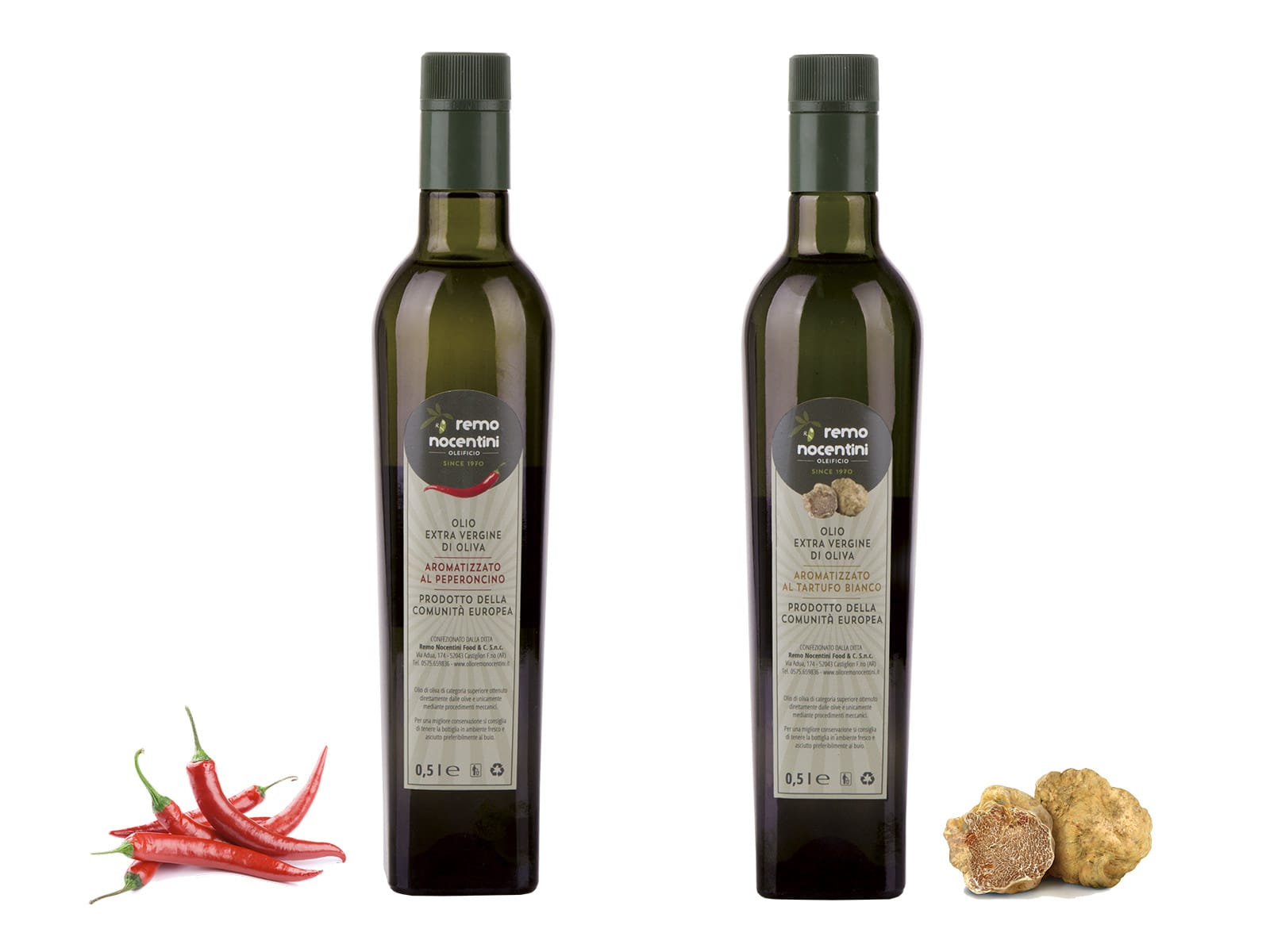 Oli extravergini d’oliva aromatizzati - Oleificio Remo Nocentini